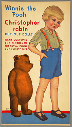  Christopher Robin & Winnie-the-Pooh als "Cut-Out-Dolls"  (1935) 