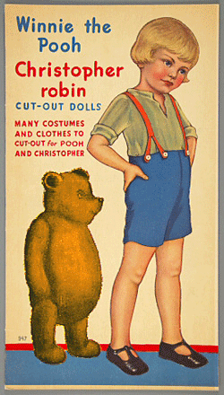  Christopher Robin & Winnie-the-Pooh als "Cut-Out Dolls"  (1935)&thinsp;&nbsp;|&thinsp;&nbsp;SOTHEBY'S 
